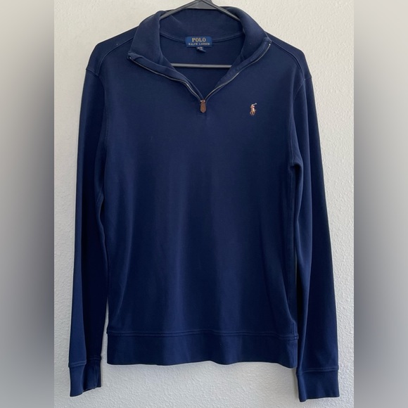Polo Ralph Lauren Other - 💖SOLD💖 Polo Ralph Lauren Boys Long Sleeve Top Size XL 18 - 20 Blue with Zipper